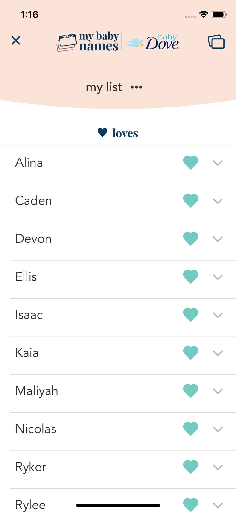 What Your List of "Loves" and "Likes" Will Look Like After You've Swiped