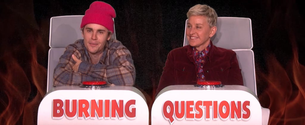 Justin Bieber Plays "Burning Questions" With Ellen DeGeneres