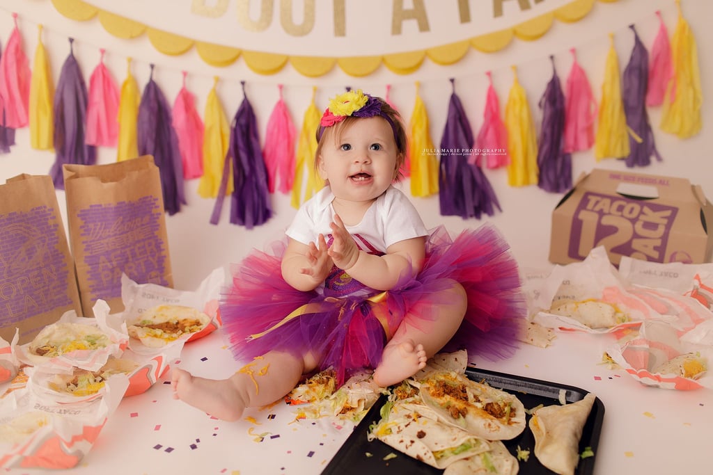 Baby's Taco Bell Cake Smash