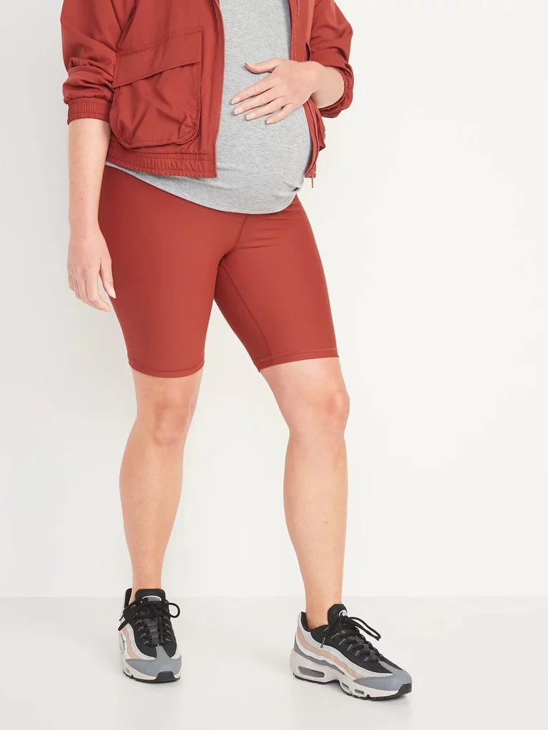 Maternity Full Panel PowerSoft Biker Shorts
