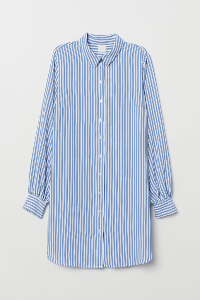 H&M Crêped Shirt Dress