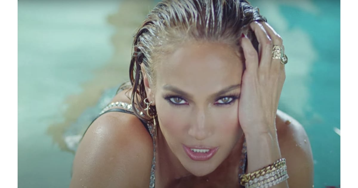 Jennifer Lopez's Rhinestone Bikini in "Cambia el Paso ...