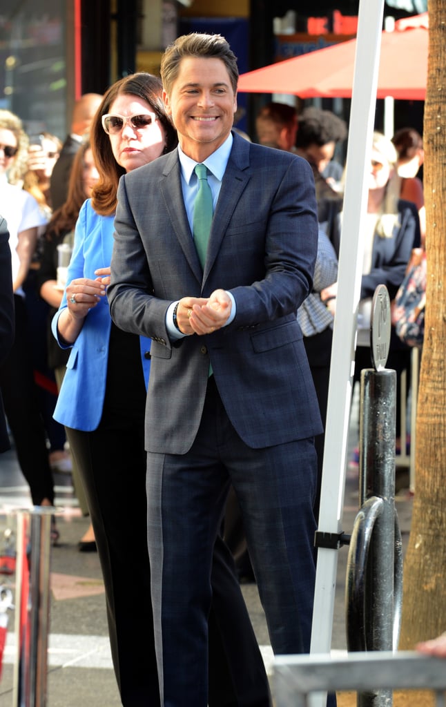Rob Lowe Hollywood Walk of Fame Ceremony 2015