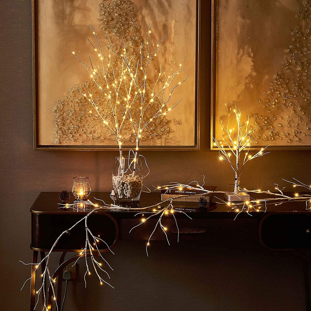 Lighted Artificial Twig Birch Tree