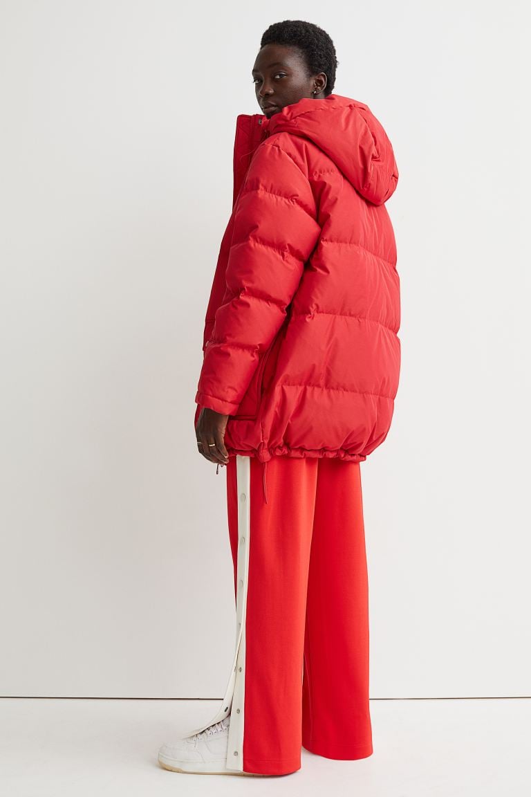 A Puffer Jacket: H&M Hooded Down Jacket