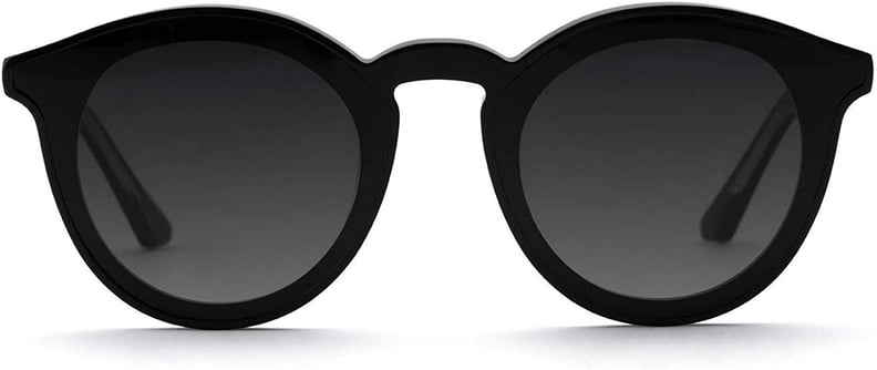 Krewe Black + Black and Crystal Sunglasses