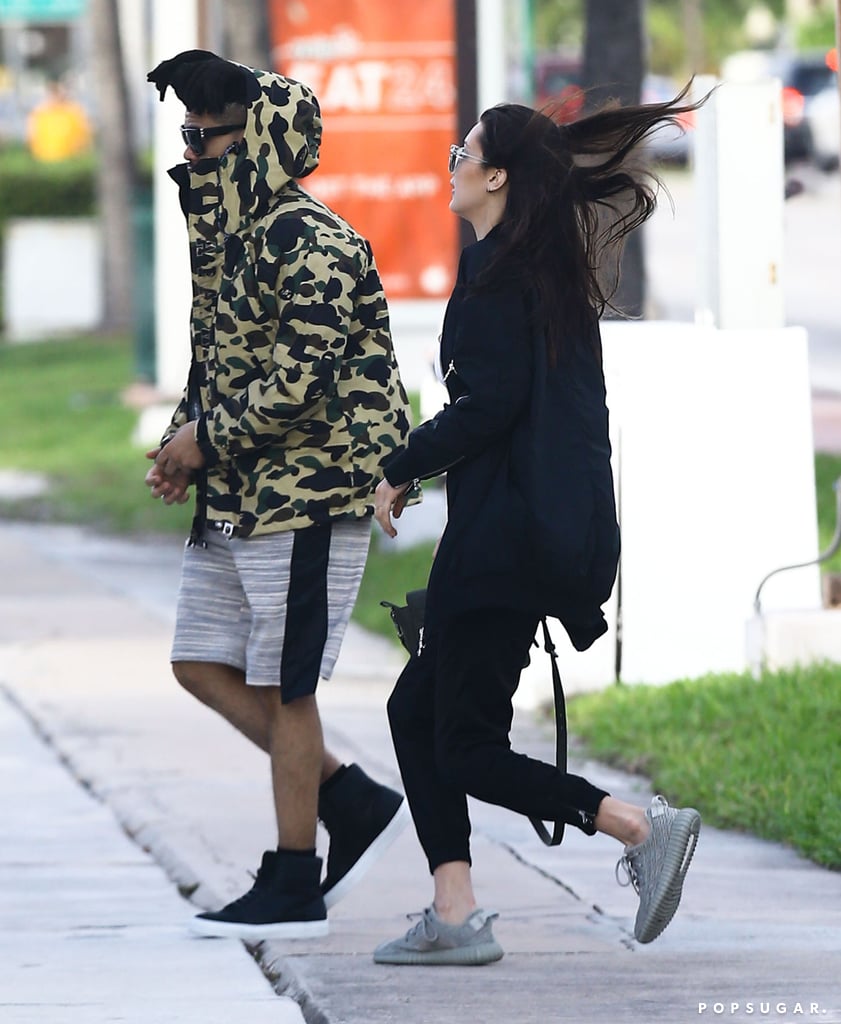 Bella Hadid and The Weeknd in Miami Together December 2015