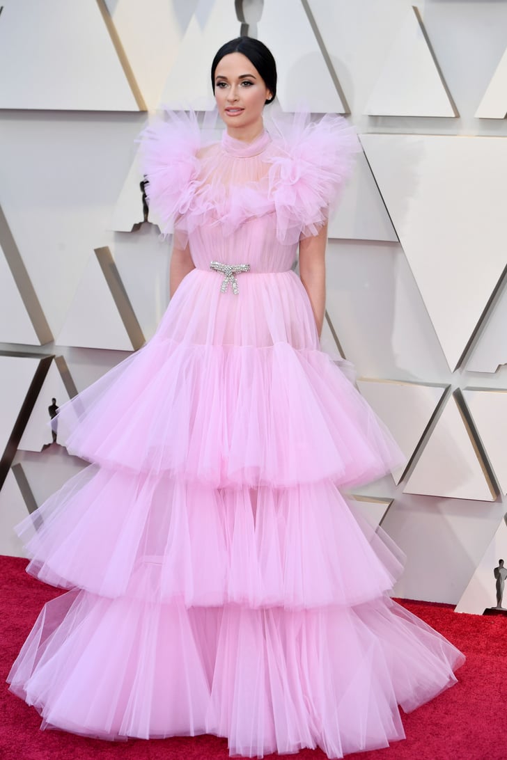 pink oscar dress 2019