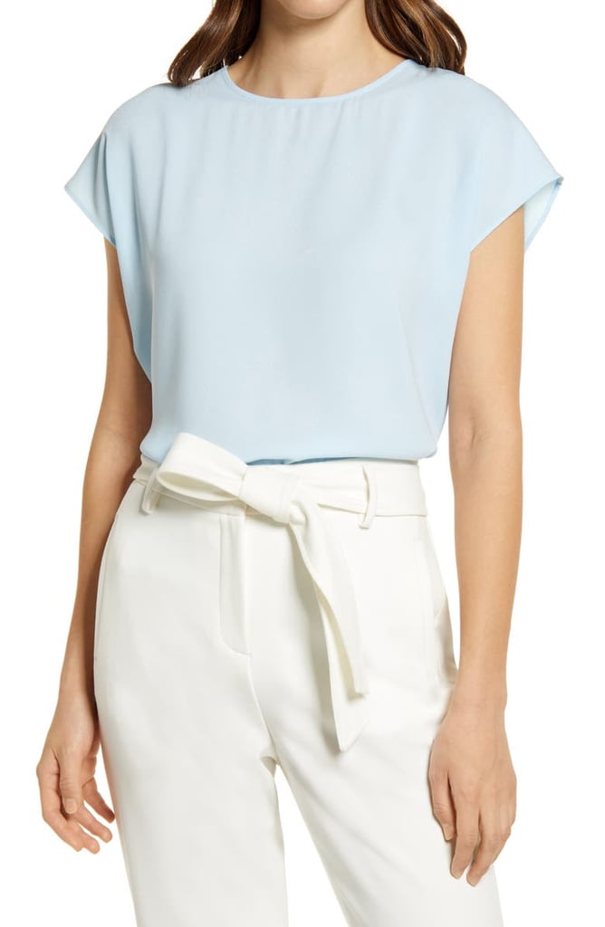 The Wear-With-Everything Top: Halogen Cap Sleeve Blouse