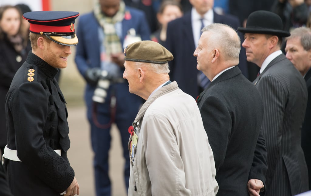 Prince Harry Visiting the Field of Remembrance 2017