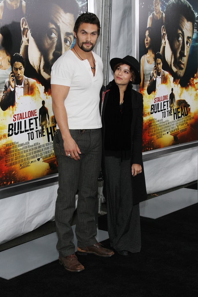The two hit the red carpet for the NYC premiere of Jason's movie Bullet to the Head in January 2013.