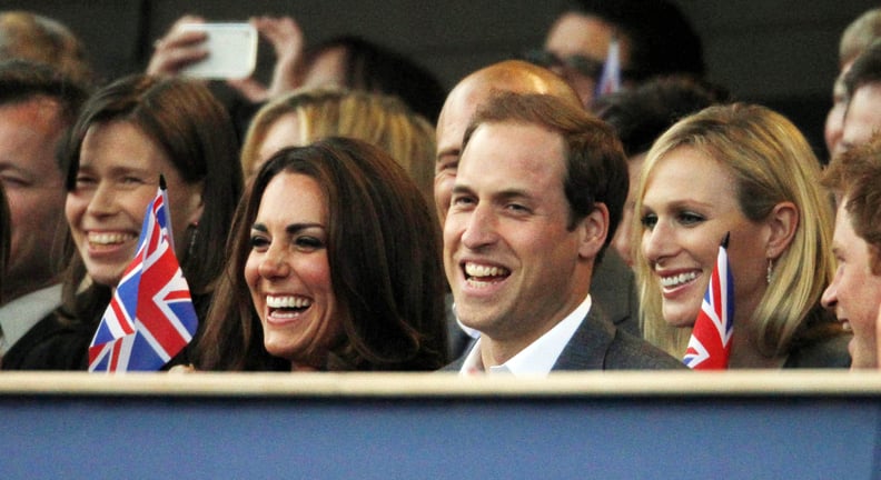 Kate Middleton and Zara Tindall at Diamond Jubilee Concert in 2012