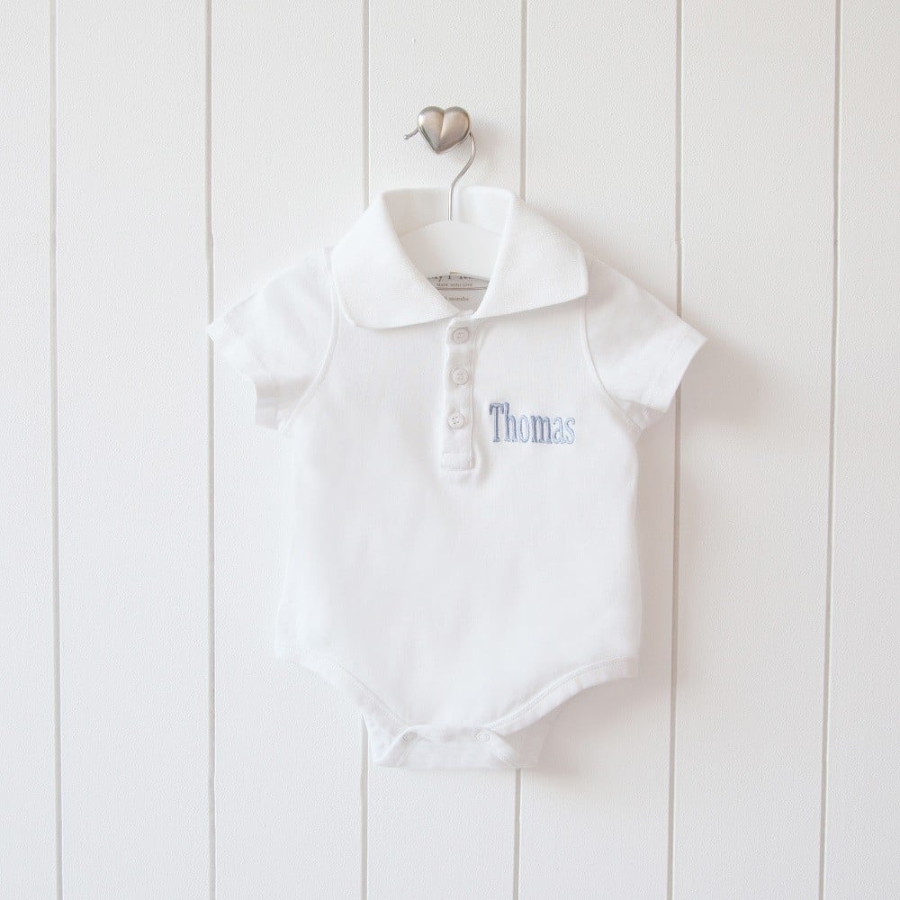 Polo Name Onesie