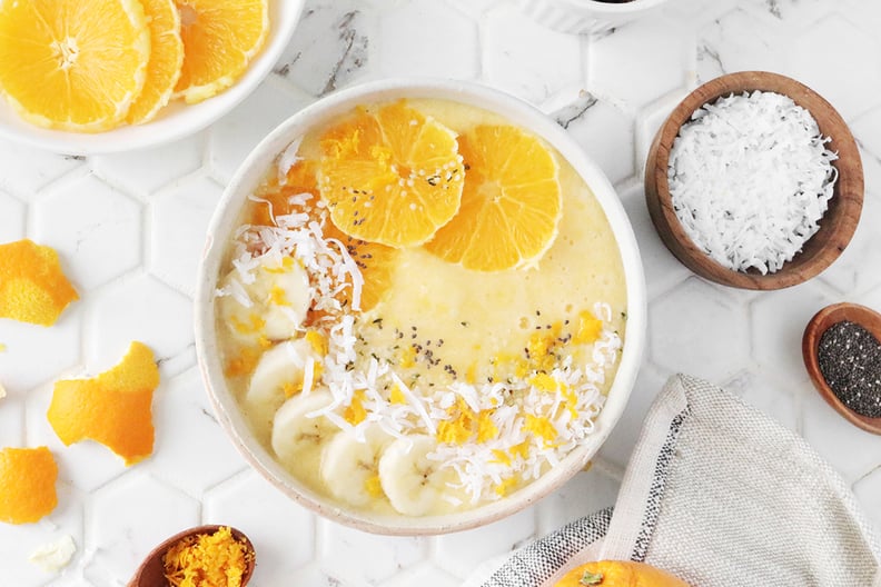 Orange creamsicle smoothie bowl