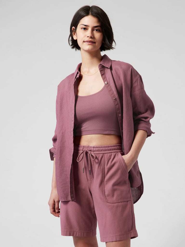 Athleta Playa Linen Shirt
