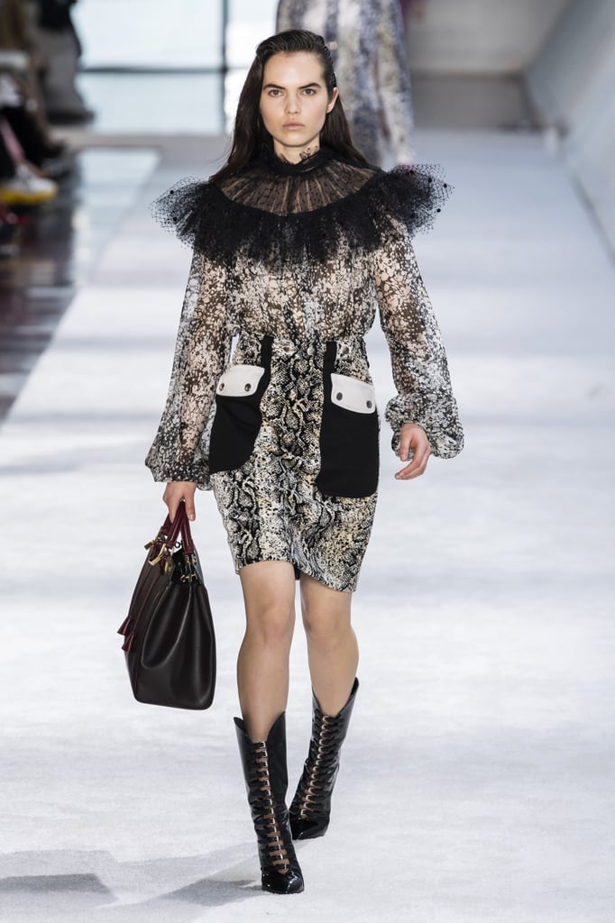 Giambattista Valli Fall 2019. | Ruffle Neckline Trend | POPSUGAR ...