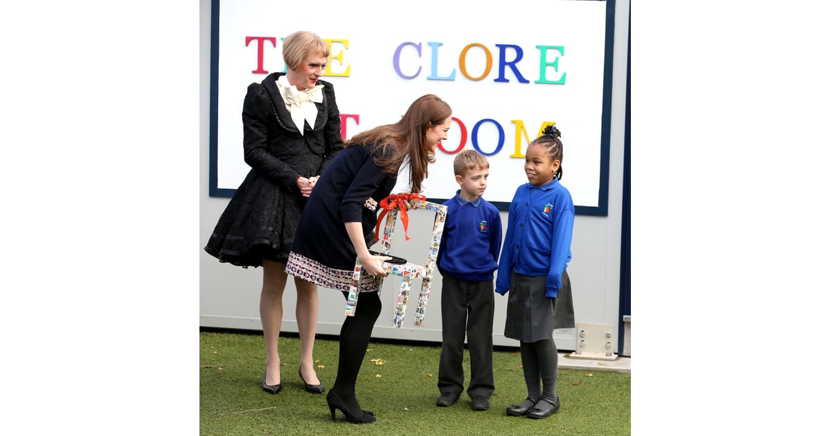 Kate Middleton at the Clore Art Room in London Pictures POPSUGAR Celebrity Photo 10