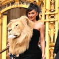 Kylie Jenner Shocks in a Corset Gown With a Dramatic Lion Head