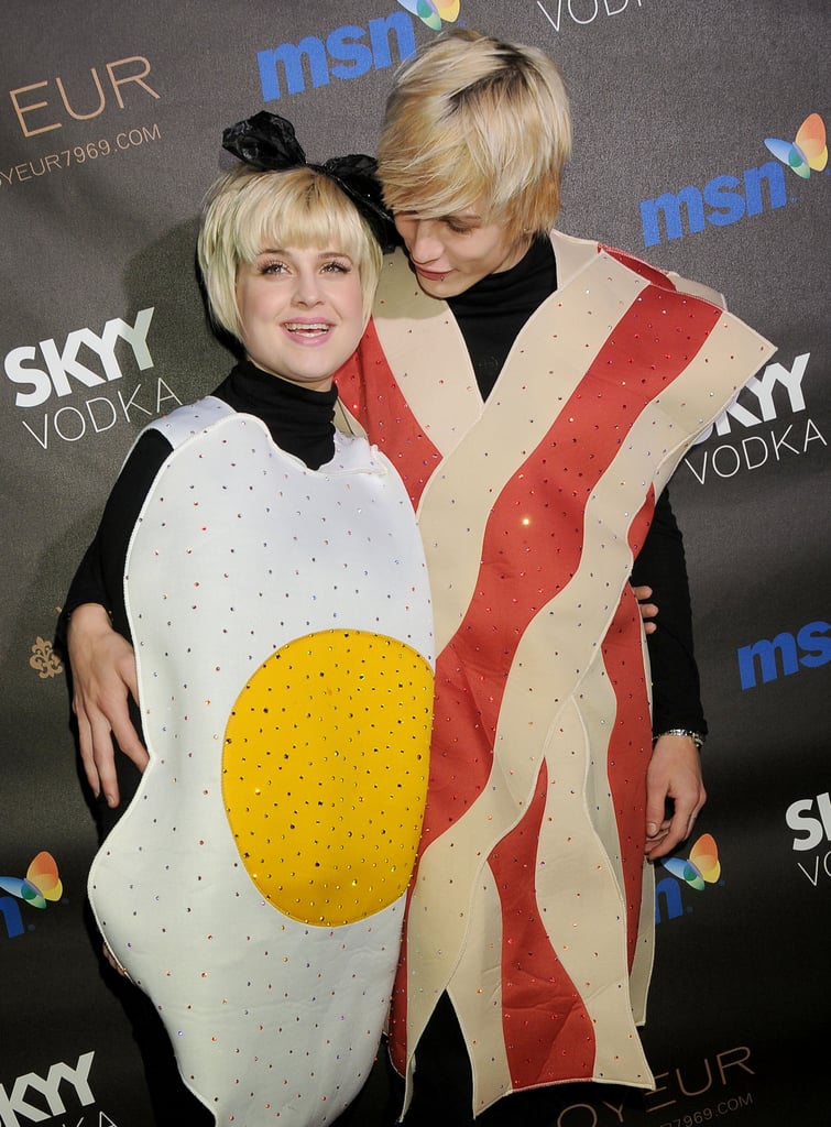 Kelly Osbourne and Luke Worrall as Bacon and Eggs