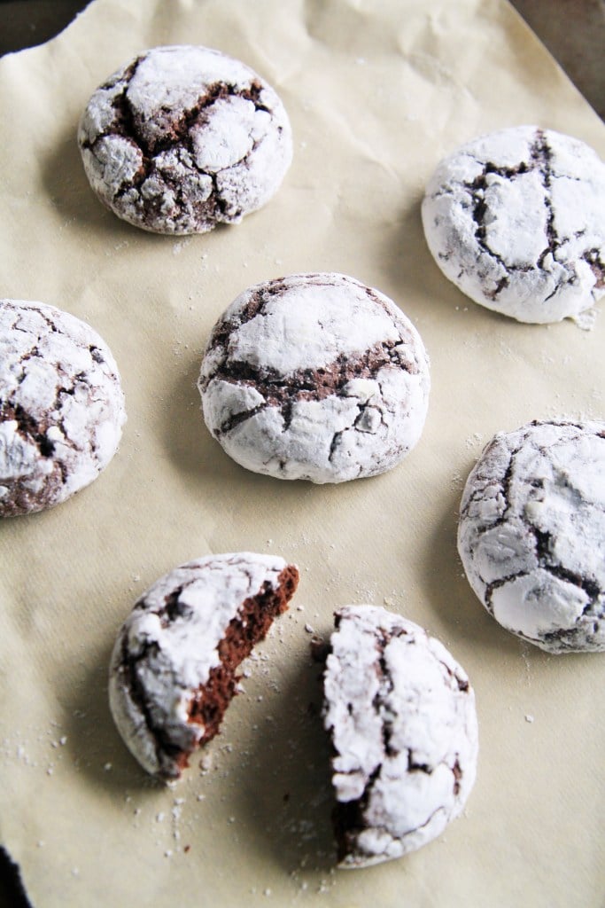 Mexican Mocha Crinkle Cookies