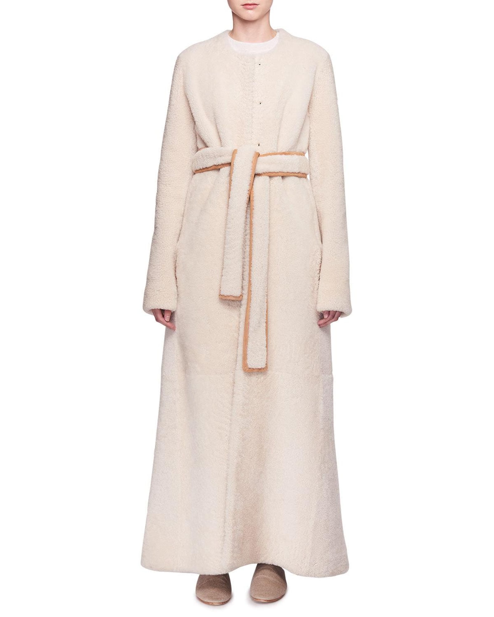 Lady Gaga Camel Coat by Gabriela Hearst January 2019 | POPSUGAR Fashion