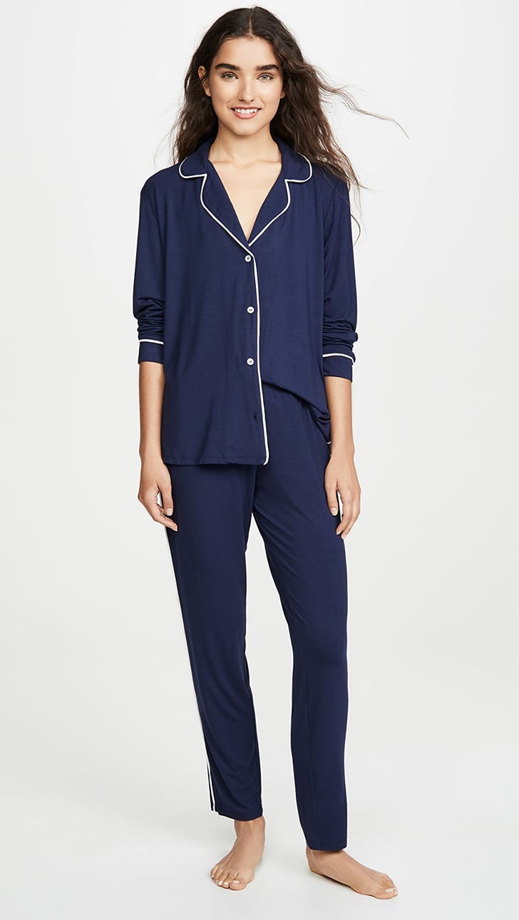 Eberjey Gisele The Tuxedo PJ Set The Best Gifts For People Living