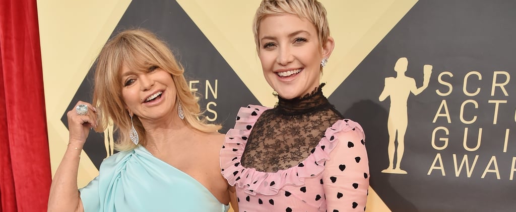Goldie Hawn and Kate Hudson at the 2018 SAG Awards