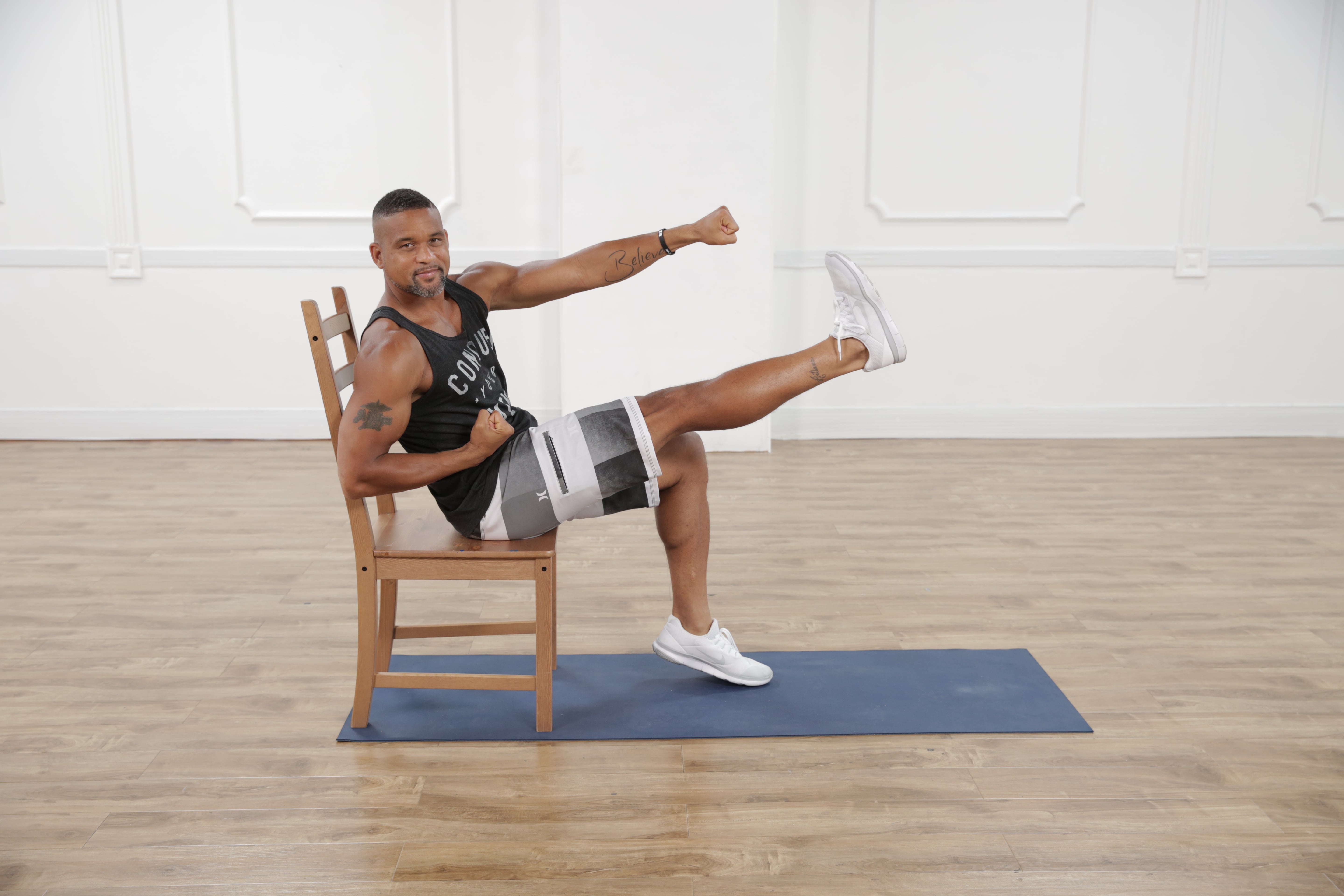 Seated Ab Exercises From Shaun T