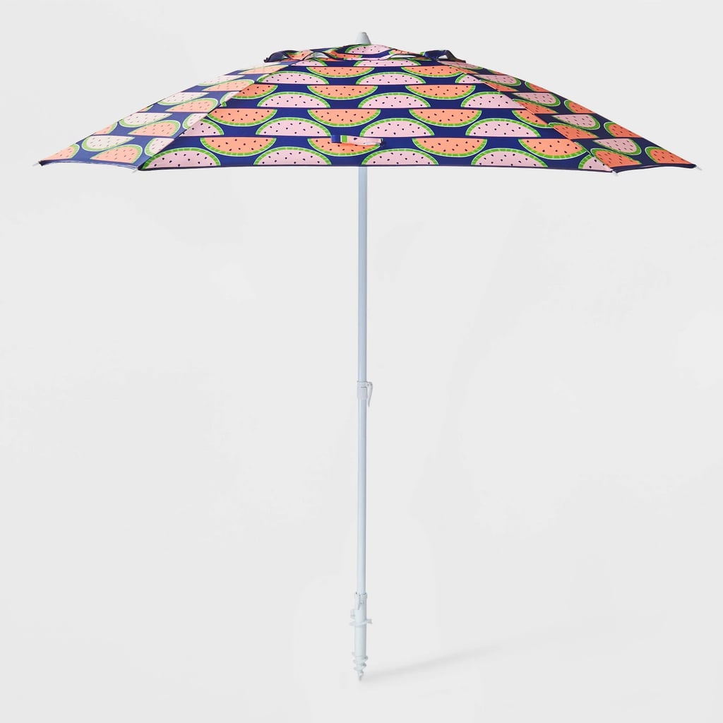 Watermelon Tilted Adjustable Umbrella