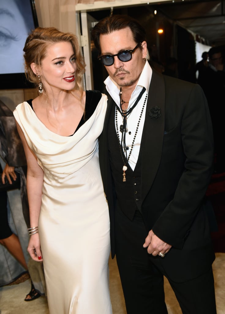 Johnny Depp and Amber Heard at the Art of Elysium Gala 2015
