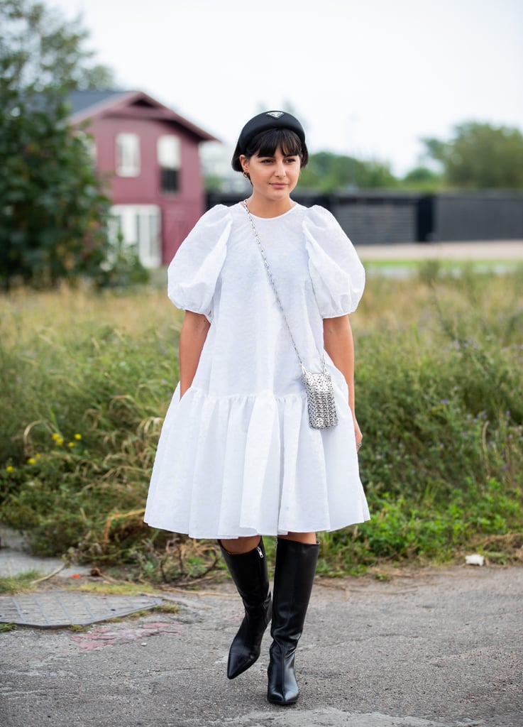 Street Style Trend: Puff-Sleeve Dress