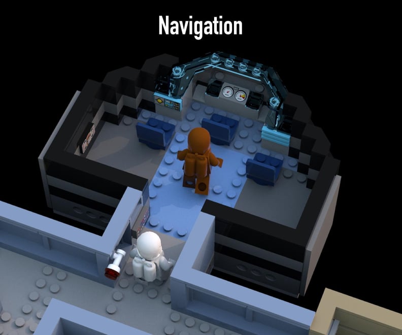 Among Us Lego Set Idea: Navigation Room