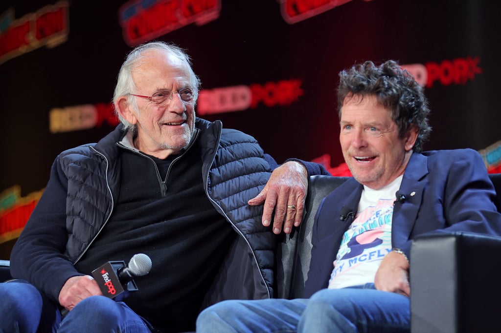 Christopher Lloyd and Michael J. Fox Reunite at Comic Con