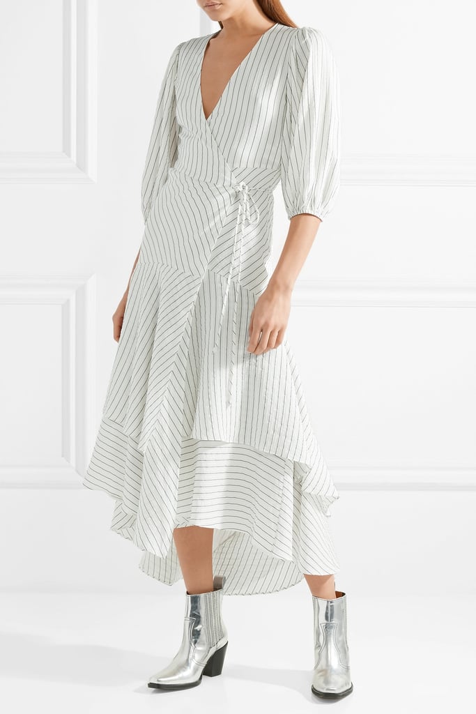 Ganni Wilkie Striped Wrap Dress | Spring Shopping Guide | March 2018 ...