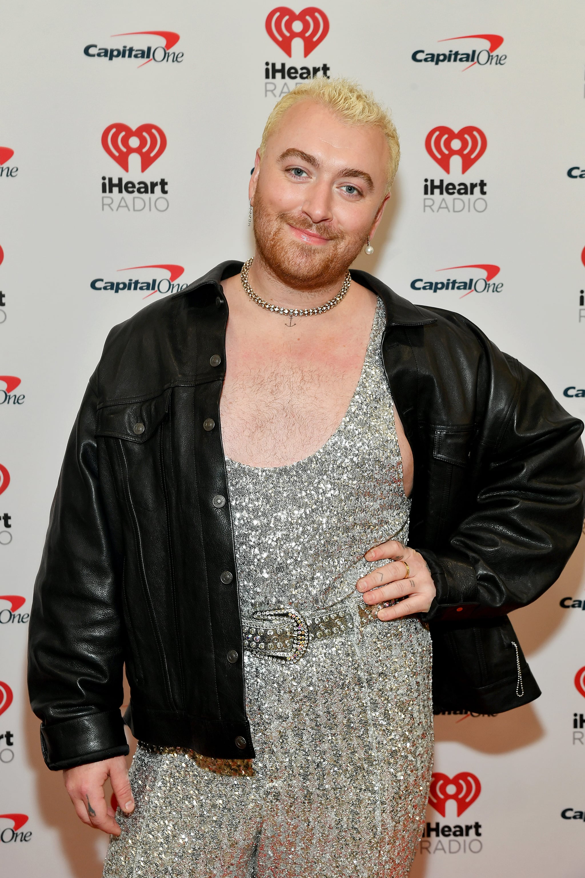 ATLANTA, GEORGIA - DECEMBER 15: Sam Smith attends iHeartRadio Power 96.1's Jingle Ball 2022 Presented by Capital One at State Farm Arena on December 15, 2022 in Atlanta, Georgia. (Photo by Paras Griffin/Getty Images for iHeartRadio)