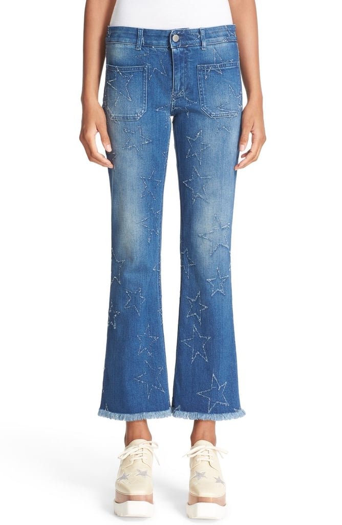 You'll recognize Stella McCartney's star print anywhere, including on this pair of Stella jeans ($465).