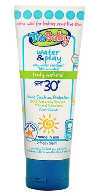 TruBaby Water & Play Sunscreen, SPF 30+