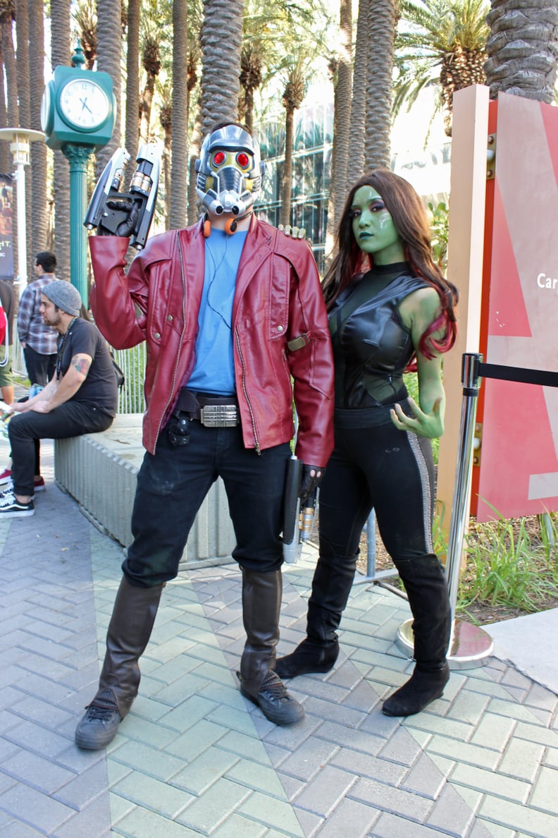 Starlord and Gamora — Guardians of the Galaxy