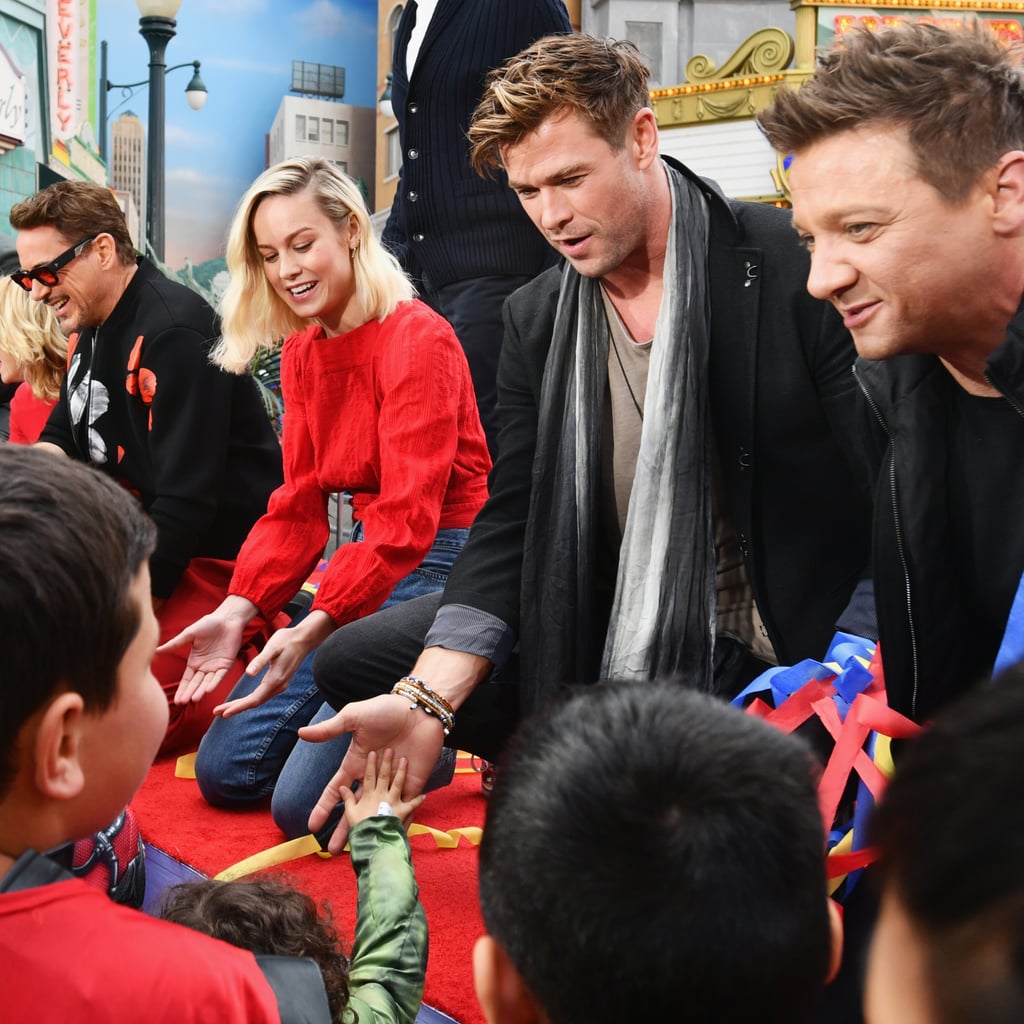 Avengers Cast at Disneyland For Charity Donation April 2019