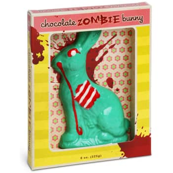 Sugar Plum Chocolates - Our Chocolate Zombie Easter Bunny is back