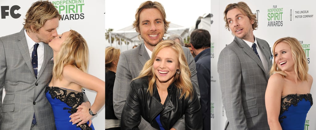 Kristen Bell and Dax Shepard at the Spirit Awards 2014