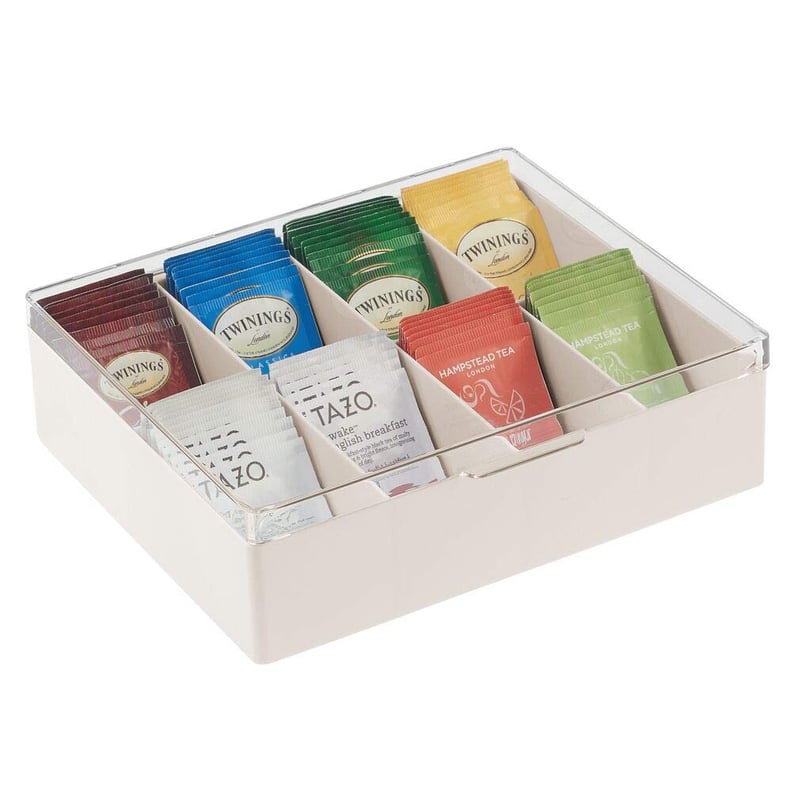 mDesign Tea Storage Organizer Box
