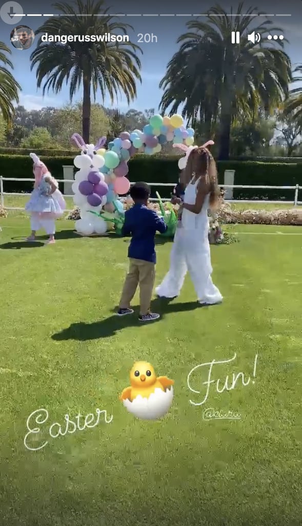 Ciara and Russell Wilson Celebrate Win's First Easter: Video