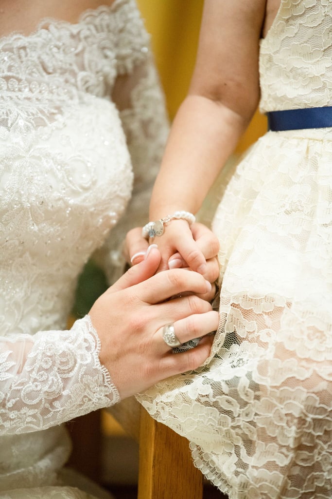 Cancer Survivor Flower Girl at Bone Marrow Donor's Wedding