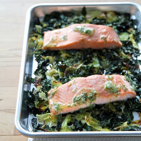 Salmon With Crispy Cabbage and Kale Is a One-Pan Wonder