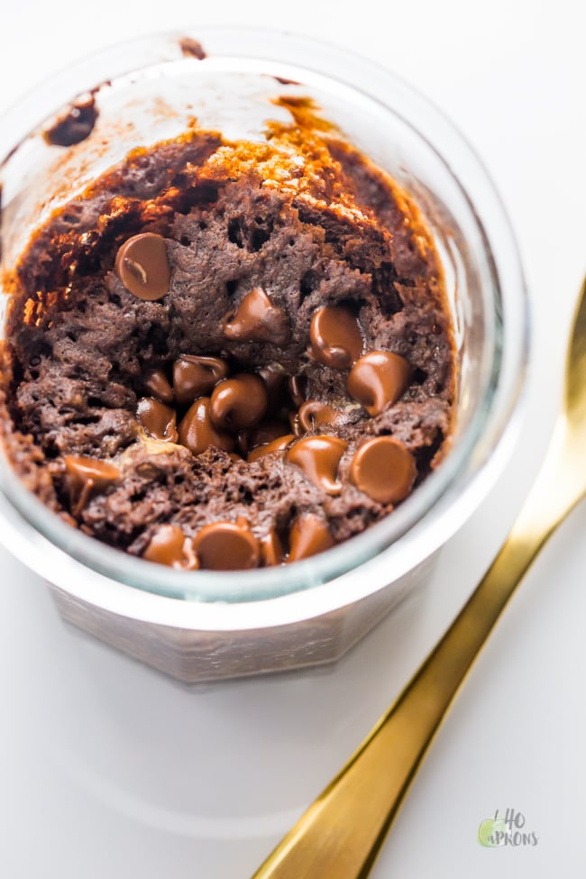 Chocolate Peanut Butter Mug Cake