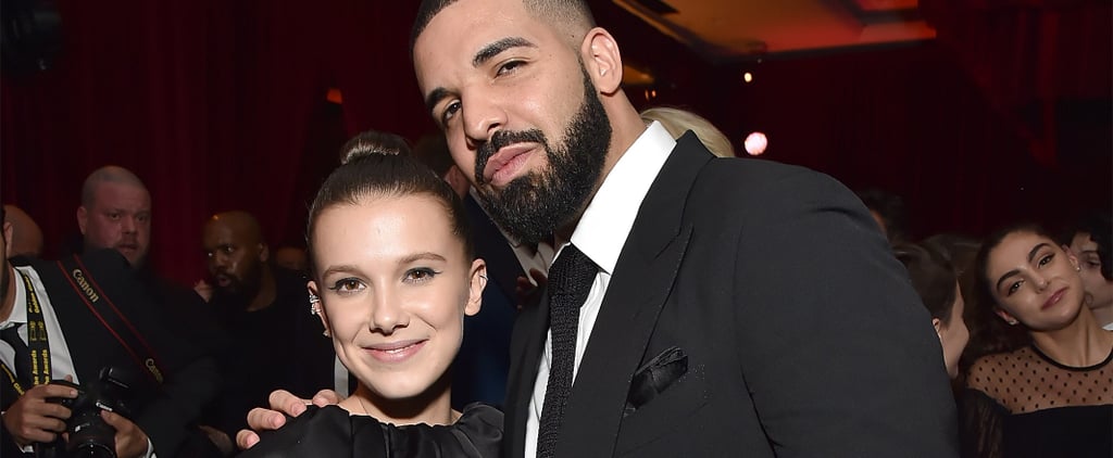 Drake and Millie Bobby Brown at Netflix Golden Globes Party