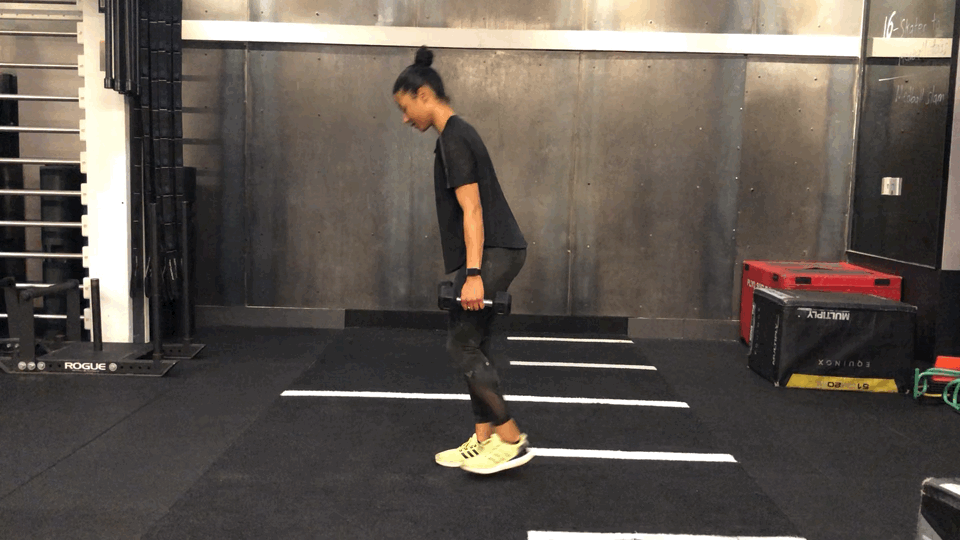 Single leg deadlift to hotsell knee drive