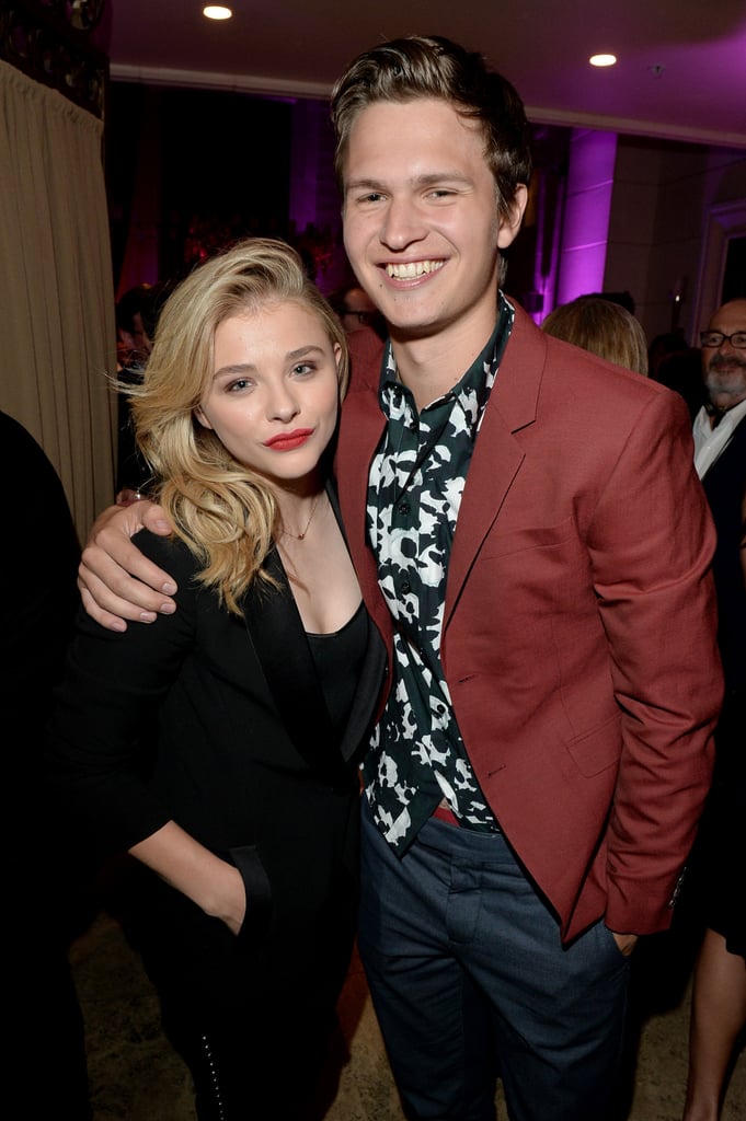 Chloë Grace Moretz and Ansel Elgort made a gorgeous pair at the InStyle and Hollywood Foreign Press Association's party.