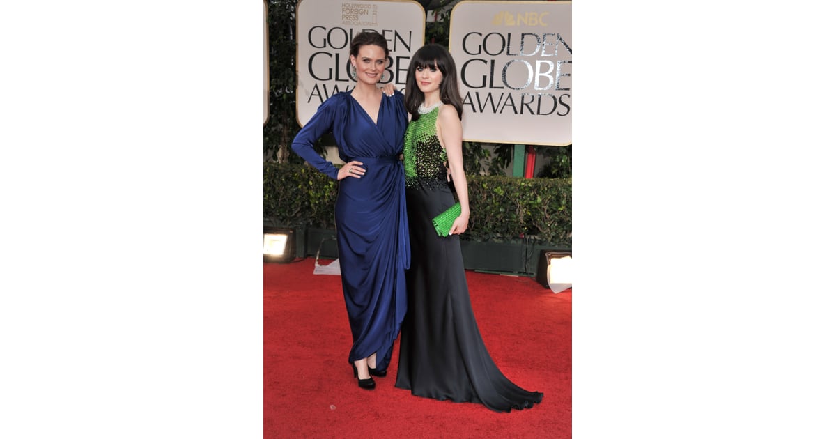 Emily Deschanel posed with her sister Zooey Deschanel in ...
